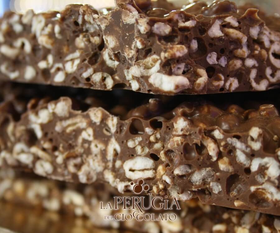 Lastra di cioccolato al latte con Farro