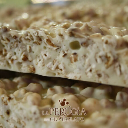 Lastra di cioccolato bianco con Farro