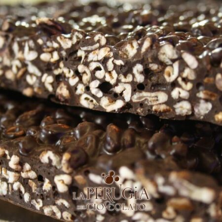 Lastra di cioccolato fondente con Farro