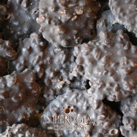 Lastrina di cioccolato fondente con Riso