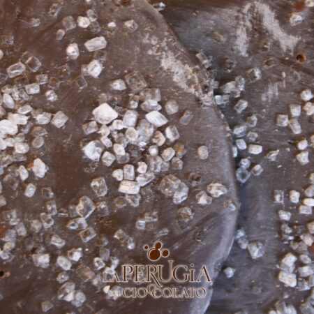 Lastrina di cioccolato fondente e Sale Dolce