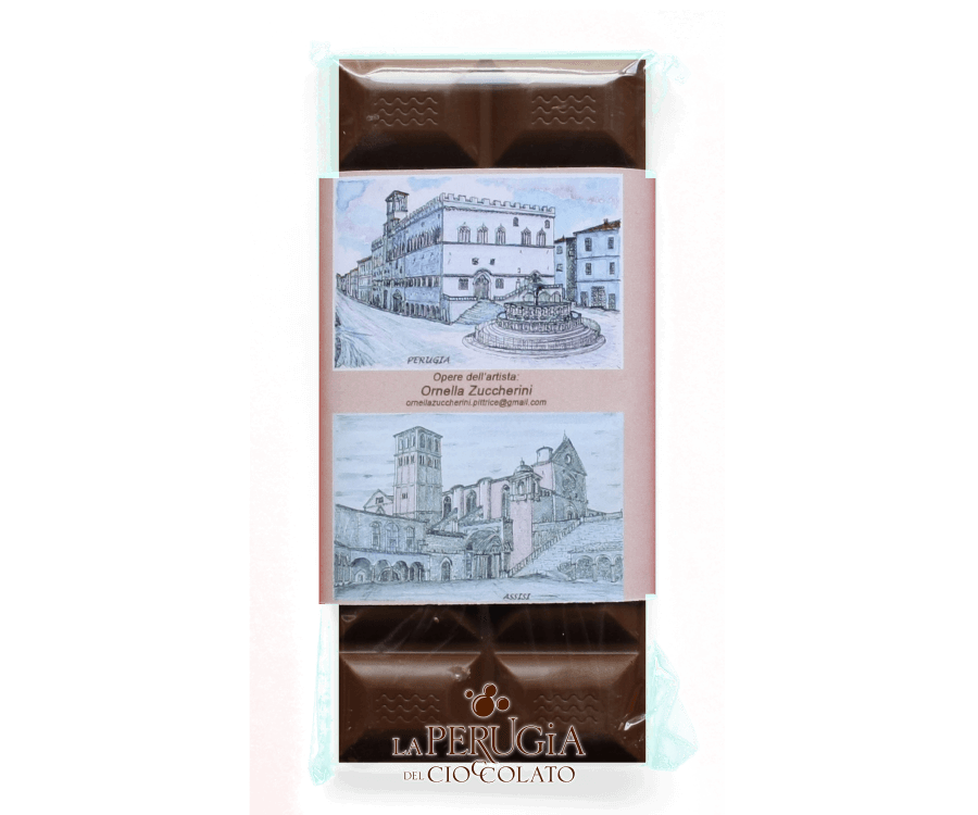 Tavoletta di cioccolato al latte Opera di Ornella Zuccherini