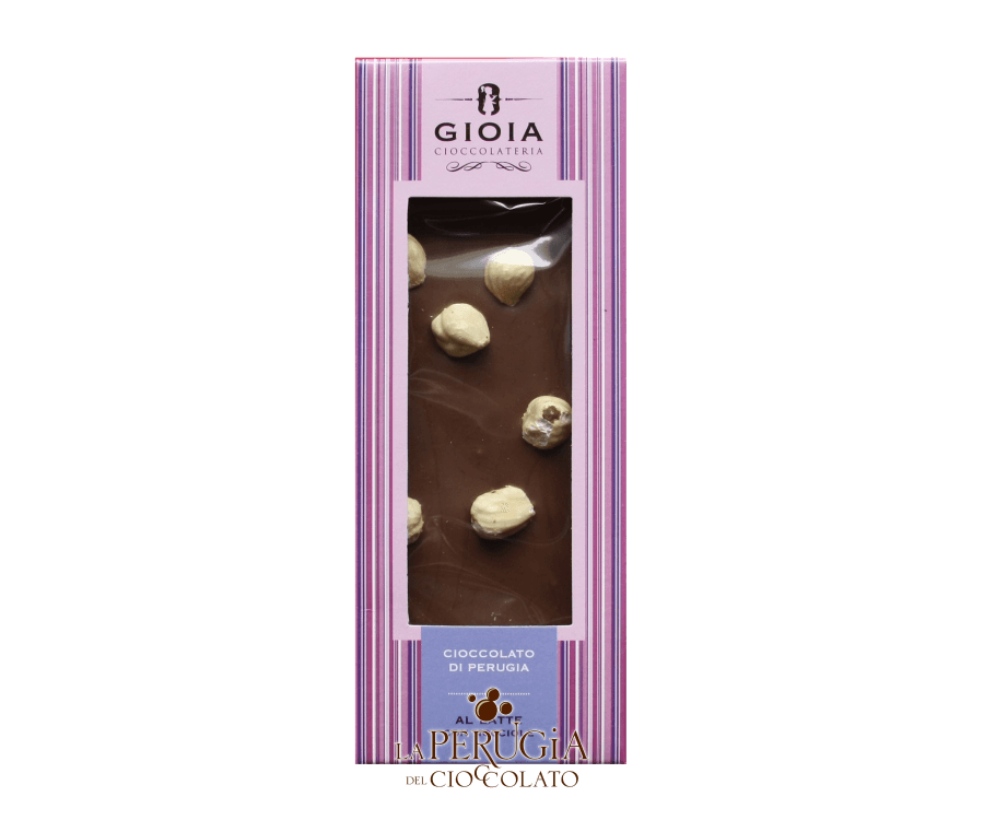 Tavoletta di cioccolato al latte con nocciole Gioia