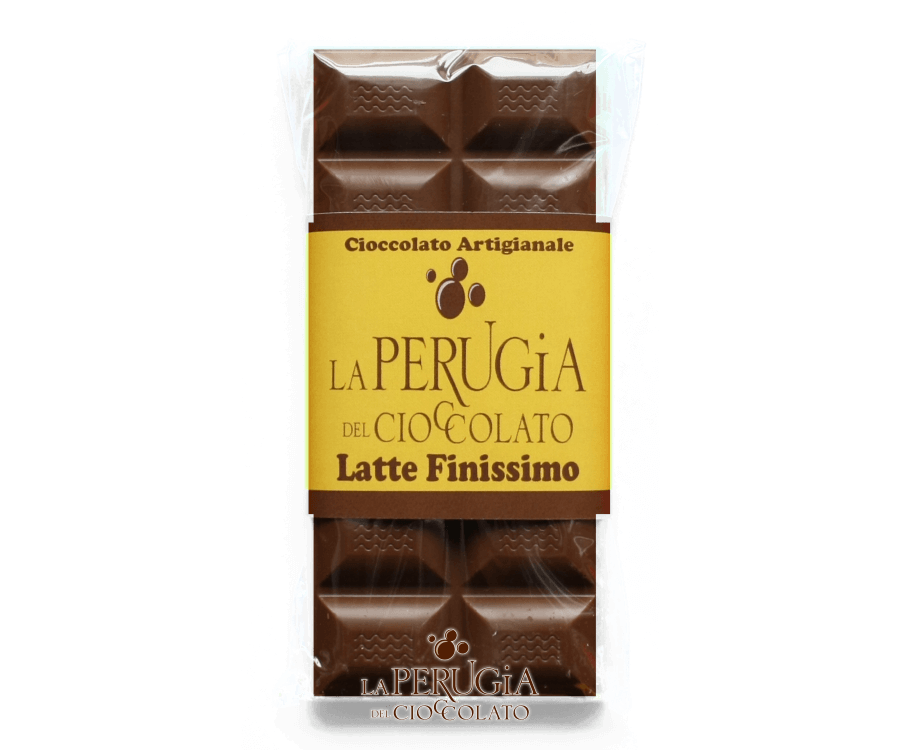 Tavoletta di cioccolato al latte finissimo La Perugia del Cioccolato