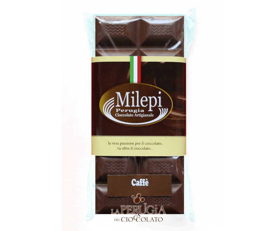 Tavoletta di cioccolato al latte ripiena di caffè