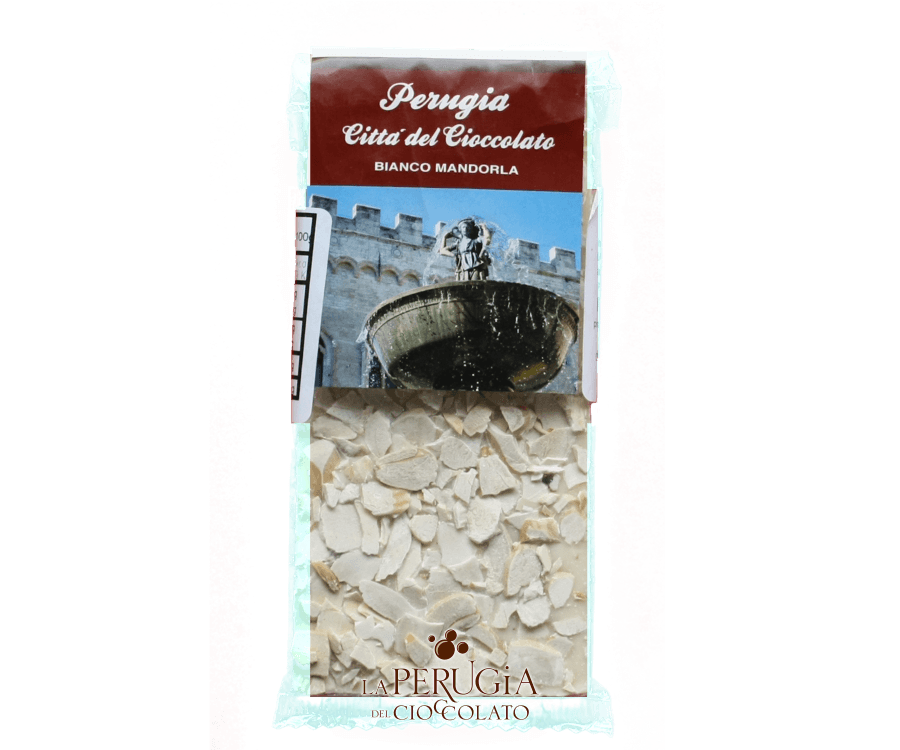 Tavoletta di cioccolato bianco con Mandorle