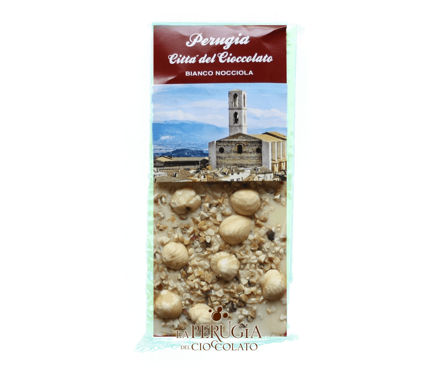 Tavoletta di cioccolato bianco con Nocciole