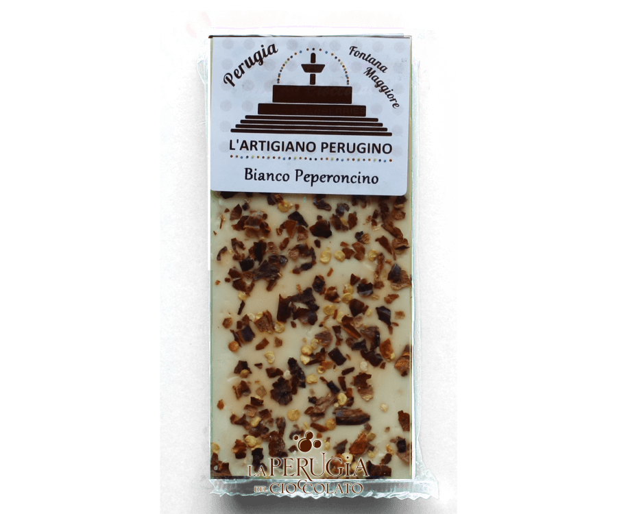 Tavoletta di cioccolato bianco e Peperoncino
