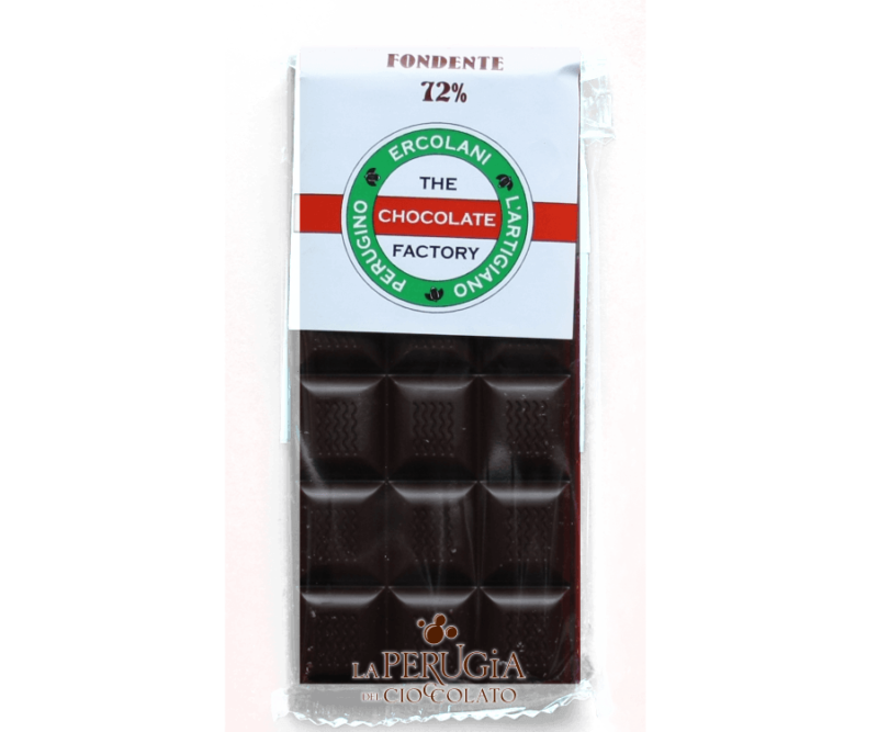 Tavoletta di cioccolato fondente 72% L’Artigiano Perugino