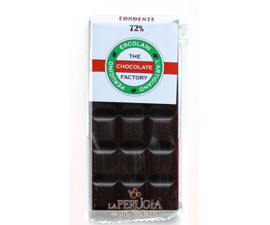 Tavoletta di cioccolato fondente 72% L’Artigiano Perugino