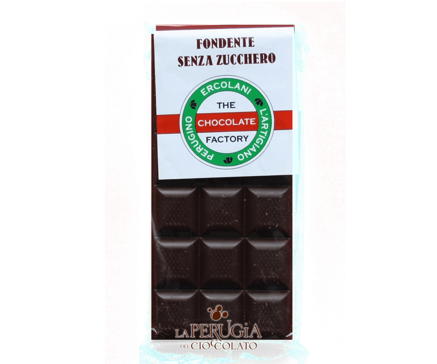 Tavoletta di cioccolato fondente Senza Zucchero