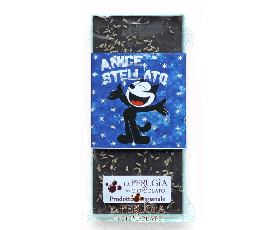 Tavoletta di cioccolato fondente con Anice Stellato