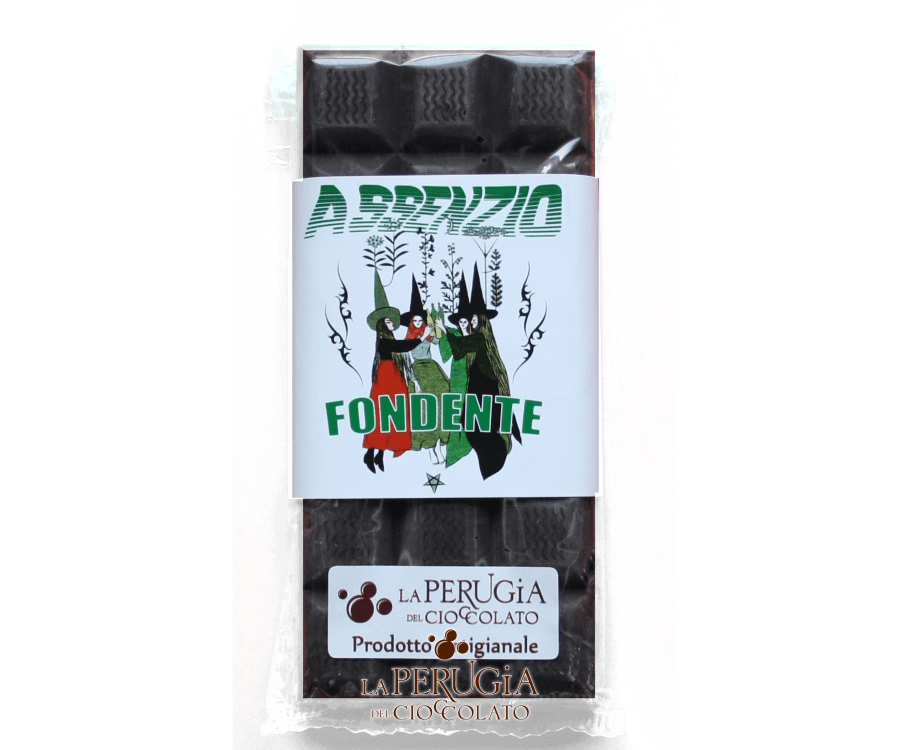 Tavoletta di cioccolato fondente con Assenzio