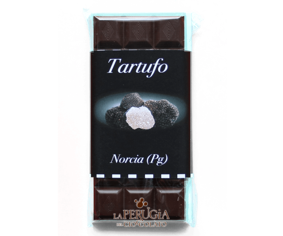 Tavoletta di cioccolato fondente con olio al Tartufo di Norcia