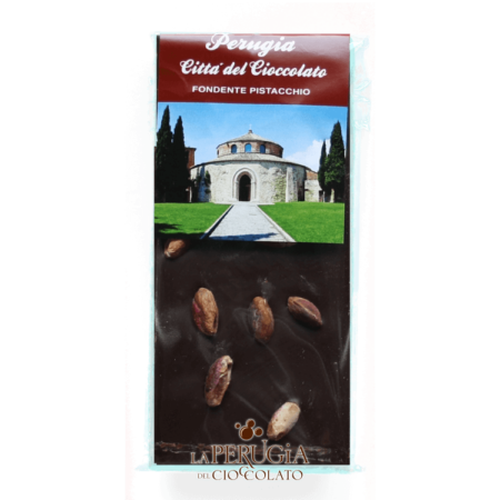 Tavoletta di cioccolato fondente e Pistacchio L’Artigiano Perugino