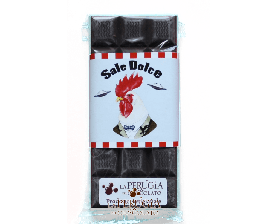Tavoletta di cioccolato fondente e Sale Dolce