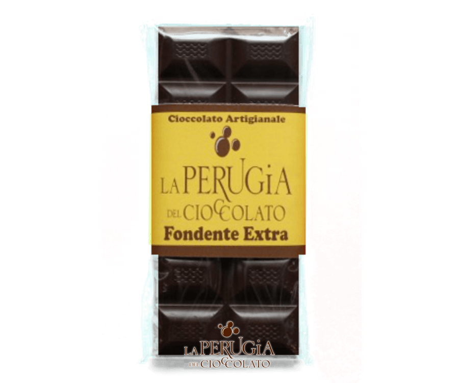 Tavoletta di cioccolato fondente extra La Perugia del Cioccolato