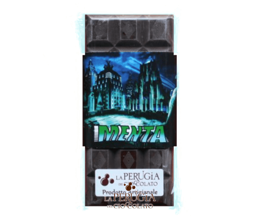 Tavoletta di cioccolato fondente ripiena di Crema alla Menta